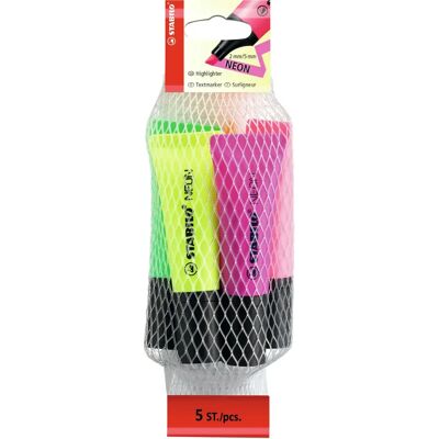 STABILO Neon Pack Textmarker - Doppelte Strichbreite STABILO Neon Pack Textmarker - Doppelte Strichbreite