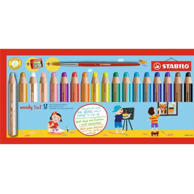 Stabilo Woody 3 in 1 Mehrfarbig - Buntstifte Stabilo Woody 3 in 1 Mehrfarbig - Buntstifte