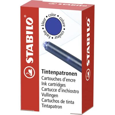 STABILO Blå Füllfederhalter - Refill - Hochwertige Tinte STABILO Blå Füllfederhalter - Refill - Hochwertige Tinte