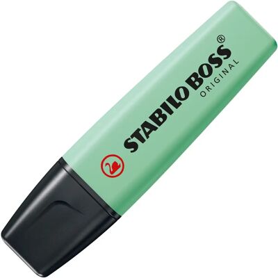 Marcador Pastel Boss da STABILO - Menta - Ponta em V Marcador Pastel Boss da STABILO - Menta - Ponta em V