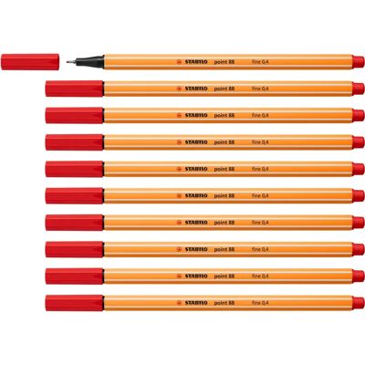 STABILO Point 88 Fineliner - 0,4mm Feine Spitze - Verschiedene Farben - Für Kinder ab 6 - Artikel 42092691783833 STABILO Point 88 Fineliner - 0,4mm Feine Spitze - Verschiedene Farben - Für Kinder ab 6 - Artikel 42092691783833