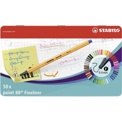 STABILO Point 88 Fineliner Multi-color - 50 pcs. STABILO Point 88 Fineliner Multi-color - 50 pcs.