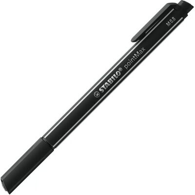 STABILO pointMax Fineliner Medium Schwarz - Filzstift STABILO pointMax Fineliner Medium Schwarz - Filzstift