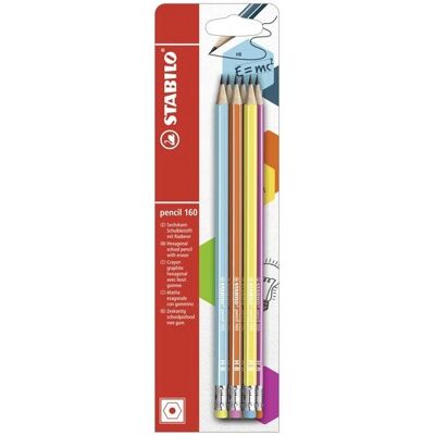STABILO Potlood 160 HB - Assorti - 6 stuks STABILO Potlood 160 HB - Assorti - 6 stuks