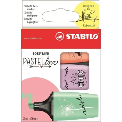 STABILO Mini Pastellmarker - 3 Stück - Mehrfarbig - Unisex STABILO Mini Pastellmarker - 3 Stück - Mehrfarbig - Unisex