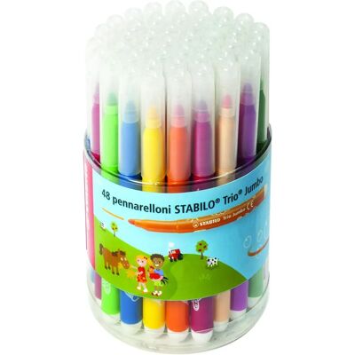 STABILO Trio Jumbo Markers - Färger i blandade nyanser STABILO Trio Jumbo Markers - Färger i blandade nyanser