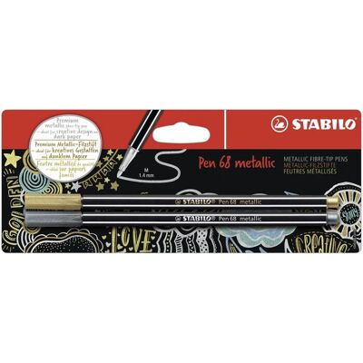 STABILO Filzstift Gold Silber - Filzstift - Felt Pen STABILO Filzstift Gold Silber - Filzstift - Felt Pen