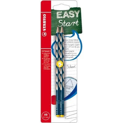 STABILO EASYgraph S - Linkshänder ergonomischer Dreikant-Bleistift - HB - 2er Pack STABILO EASYgraph S - Linkshänder ergonomischer Dreikant-Bleistift - HB - 2er Pack