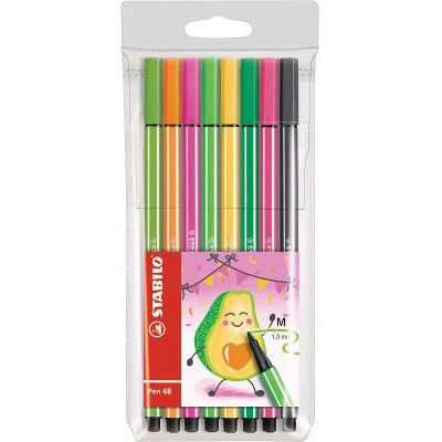 STABILO 106883148 Stylo-feutre - Multicolore - 8 pcs - Publicité STABILO 106883148 Stylo-feutre - Multicolore - 8 pcs - Publicité
