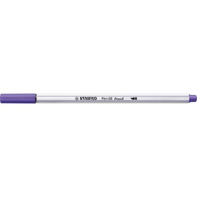 STABILO Pen 68 brush feltpen - Violet - Waterbasis inkt, Flexibele punt, 19 kleuren STABILO Pen 68 brush feltpen - Violet - Waterbasis inkt, Flexibele punt, 19 kleuren