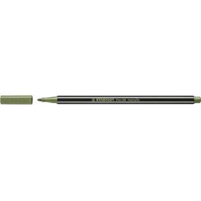 STABILO Pen 68 metallic Pennarello - Verde Chiaro - Pennarello STABILO Pen 68 metallic Pennarello - Verde Chiaro - Pennarello