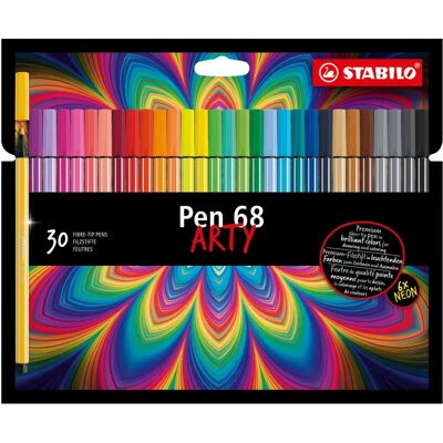 STABILO Pen 68 ARTY felt pen Medium Multicolour - Felt pen for art and crafts STABILO Pen 68 ARTY felt pen Medium Multicolour - Felt pen for art and crafts