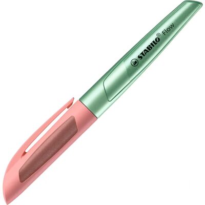 STABILO Flow COSMETIC Füllfederhalter - Blau - 0,5 mm - Gelb/Blau Metallic - Nachfüllbar STABILO Flow COSMETIC Füllfederhalter - Blau - 0,5 mm - Gelb/Blau Metallic - Nachfüllbar