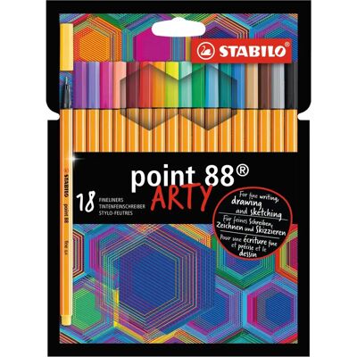 STABILO Point 88 ARTY Fineliner Colori Assortiti - Fineliner STABILO Point 88 ARTY Fineliner Colori Assortiti - Fineliner