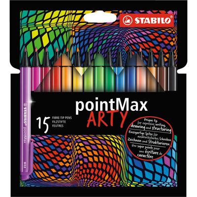 STABILO pointMax Fineliner - Multi 15 pcs STABILO pointMax Fineliner - Multi 15 pcs
