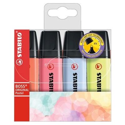 Surligneur Pastel Original STABILO Boss - Marqueur Surligneur Pastel Original STABILO Boss - Marqueur