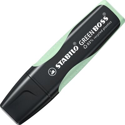 STABILO Green Boss Pastel - Umweltfreundlicher Textmarker in Mint - Textmarker STABILO Green Boss Pastel - Umweltfreundlicher Textmarker in Mint - Textmarker