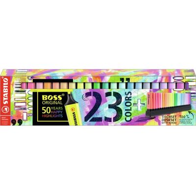 STABILO BOSS Original Kynäset - 23 Väriä STABILO BOSS Original Kynäset - 23 Väriä