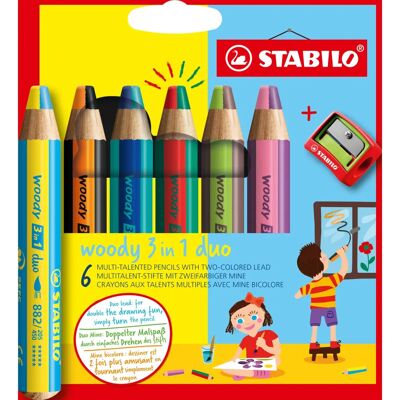 STABILO woody 3 in 1 duo - Mehrzweck Bleistift STABILO woody 3 in 1 duo - Mehrzweck Bleistift