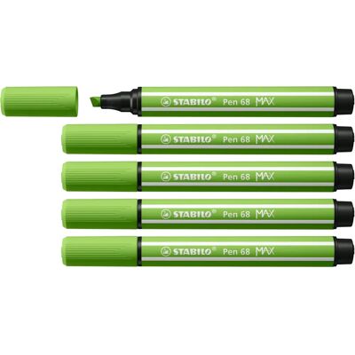 STABILO Pen 68 Max Light Green - Felt Pen for Creativity STABILO Pen 68 Max Light Green - Felt Pen for Creativity