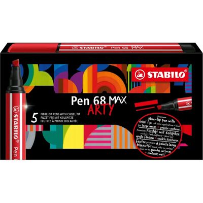 STABILO Pen 68 MAX filctoll Zöld - 5 db STABILO Pen 68 MAX filctoll Zöld - 5 db