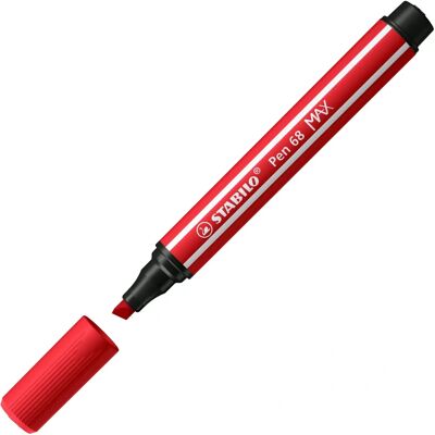 STABILO Pen 68 MAX Filzstift Rot - 5 Stück Pack STABILO Pen 68 MAX Filzstift Rot - 5 Stück Pack
