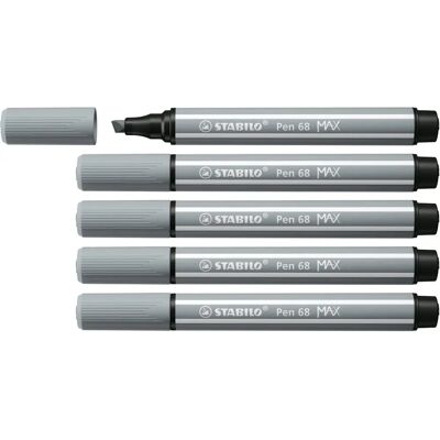 STABILO Pen 68 Max Szürke - Filctoll STABILO Pen 68 Max Szürke - Filctoll