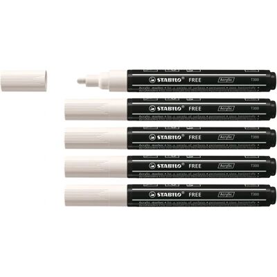 STABILO FREE Acrylic T300 White Acrylic Marker - Product Type STABILO FREE Acrylic T300 White Acrylic Marker - Product Type