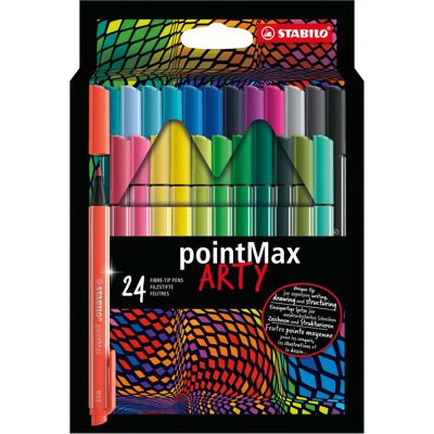 STABILO pointMax Fineliner - ARTY - 24er Pack - mit 24 verschiedenen Farben STABILO pointMax Fineliner - ARTY - 24er Pack - mit 24 verschiedenen Farben