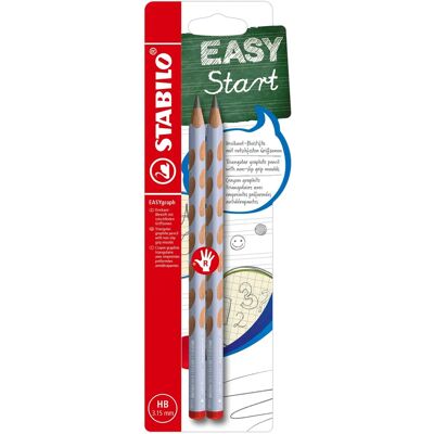 STABILO Easygraph Pastel - Driehoekpotlood - HB - Blauw STABILO Easygraph Pastel - Driehoekpotlood - HB - Blauw