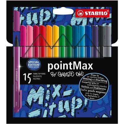 STABILO pointMax Bunt - Fineliner Premium - Snooze One Edition STABILO pointMax Bunt - Fineliner Premium - Snooze One Edition