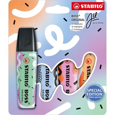 STABILO BOSS ORIGINAL Multicolour Textmarker - Wasserbasierte Tinte, 2,5 mm schräger Tipp, Kunststoff STABILO BOSS ORIGINAL Multicolour Textmarker - Wasserbasierte Tinte, 2,5 mm schräger Tipp, Kunststoff
