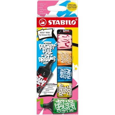 STABILO BOSS MINI Textmarker-Set - Street Art Design STABILO BOSS MINI Textmarker-Set - Street Art Design