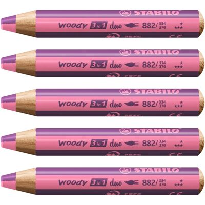 STABILO Woody 3 in 1 duo - Matite colorate STABILO Woody 3 in 1 duo - Matite colorate