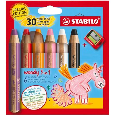 Stabilo Woody 3in1 Unicorn Colored Pencils - Art Supplies Stabilo Woody 3in1 Unicorn Colored Pencils - Art Supplies