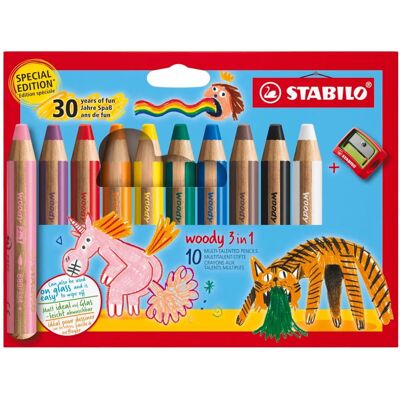 STABILO Woody 3-in-1 Malset - 10 Farben STABILO Woody 3-in-1 Malset - 10 Farben