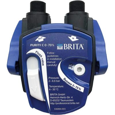 Cap de filtru Brita Purity C - Bypass variabil 0-70% - Conexiune 3/8" Cap de filtru Brita Purity C - Bypass variabil 0-70% - Conexiune 3/8"