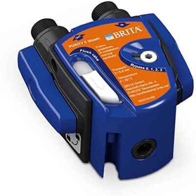 GGM Gastro BRITA Cabezal de filtro - PURITY C Steam - Ajustable 0-4 - Ahorro de espacio GGM Gastro BRITA Cabezal de filtro - PURITY C Steam - Ajustable 0-4 - Ahorro de espacio