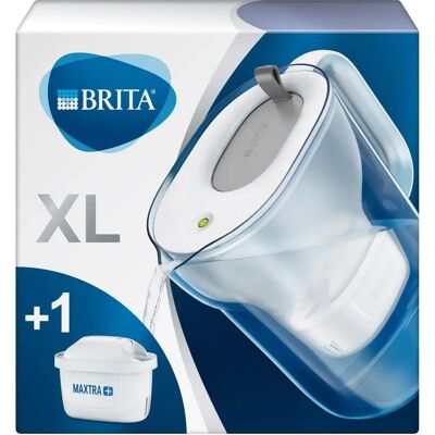 Carafe filtrante BRITA XL Grise - Filtreur d'eau Carafe filtrante BRITA XL Grise - Filtreur d'eau
