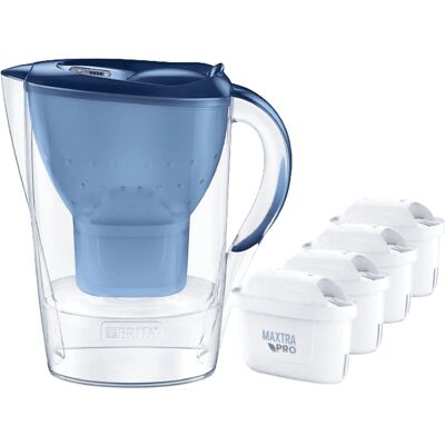 Dzbanek filtrujący Brita Marella XL - 3,5L, Niebieski, 4 filtry Dzbanek filtrujący Brita Marella XL - 3,5L, Niebieski, 4 filtry