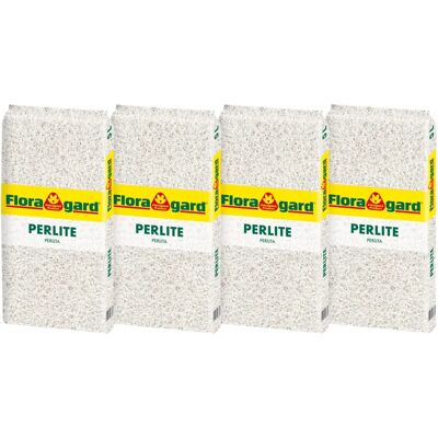 FLORAGARD - 4x5L - Perlit - Braun - Bodenverbesserer FLORAGARD - 4x5L - Perlit - Braun - Bodenverbesserer