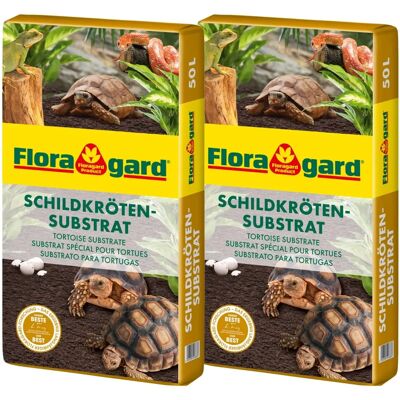 Floragard Schildkrötensubstrat - Natürlich, Geruchsfrei, 2x50L Floragard Schildkrötensubstrat - Natürlich, Geruchsfrei, 2x50L