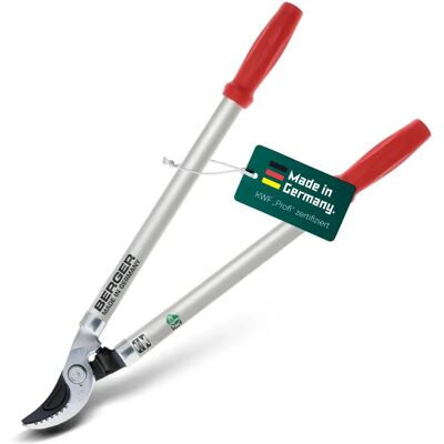 Berger - Tijeras de poda clásicas de 600mm, Plata/Roja - Tijeras de poda Berger - Tijeras de poda clásicas de 600mm, Plata/Roja - Tijeras de poda