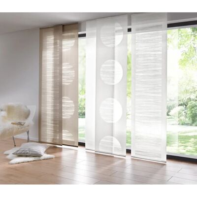 HEINE HOME Taupe Streifen-Gardine - Gardin HEINE HOME Taupe Streifen-Gardine - Gardin