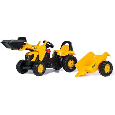 Rolly Toys Rolly Kid JCB Trattore - Caricatore Frontale & Trailer Rolly Toys Rolly Kid JCB Trattore - Caricatore Frontale & Trailer