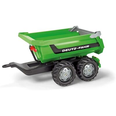 Remorque de Jouet Verte Deutz-Fahr de Rolly Toys - Remorque pour Voitures Jouet Remorque de Jouet Verte Deutz-Fahr de Rolly Toys - Remorque pour Voitures Jouet