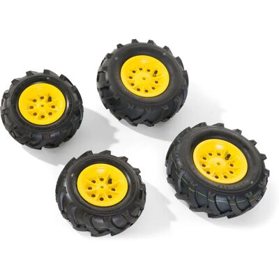 Rolly Toys - Pneus gonflables jaunes - 95x260 & 325x110 cm Rolly Toys - Pneus gonflables jaunes - 95x260 & 325x110 cm