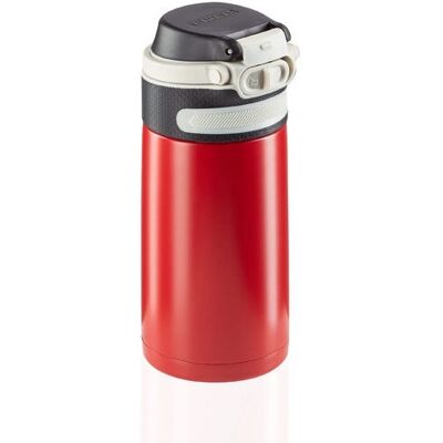 Leifheit Reisetasse - 350 ml - Schwarz, Rot - Hält Getränke heiß oder kalt Leifheit Reisetasse - 350 ml - Schwarz, Rot - Hält Getränke heiß oder kalt