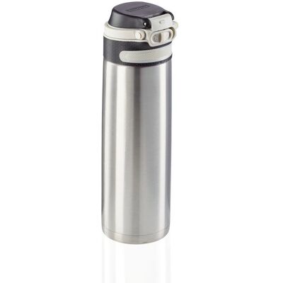 Tazza da viaggio Leifheit - Argento - 600ml - Acciaio inossidabile Tazza da viaggio Leifheit - Argento - 600ml - Acciaio inossidabile