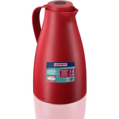 Leifheit Harmonic Thermoskanne - 1L Dunkelrot Leifheit Harmonic Thermoskanne - 1L Dunkelrot